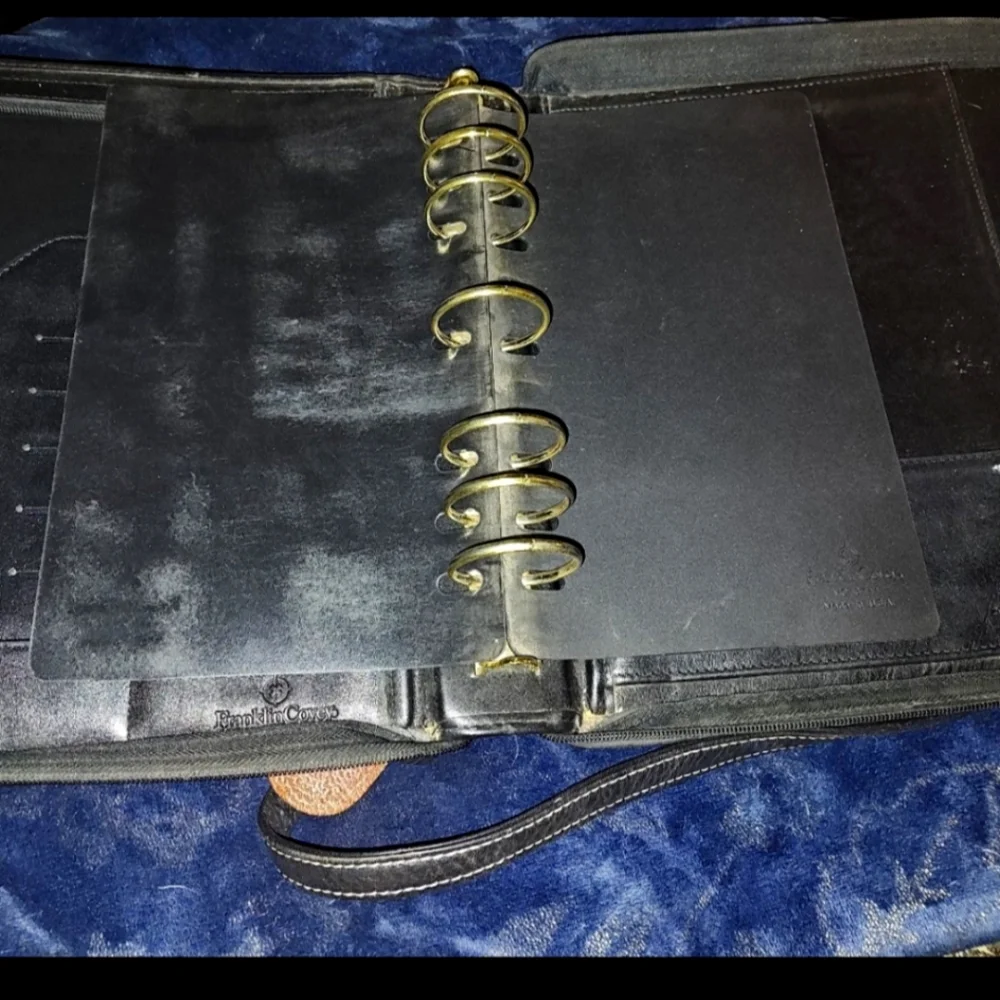 Franklin Covey Leather Crossbody Briefcase